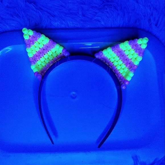 Accessories | Rave Kandi Cat Ears Headband | Poshmark